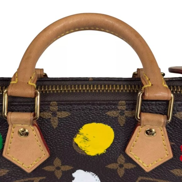 LOUISVUITTON KusamaYayoiCollaboration ShoulderBag M81979 MonogramNanospeedy used - Picture 9 of 12